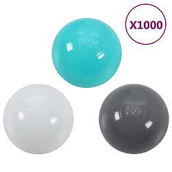 vidaXL Balles de jeu 1000 pcs multicolore