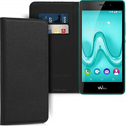 Ipomcase Coque Etui Housse de protection Porte carte pour WIKO Tommy (2016) -Noir