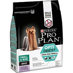 Proplan PRO PLAN Croquettes riche en dinde Sensitive Digestion 2,5kg - Formule sans céréales - Pour chien adulte de petite taille - 2,5 kg