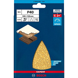 Feuilles abrasives Bosch Expert C470 pour ponceuses Delta