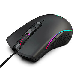 Universal Souris de paris 6400 dpi ergonomique à main RGB rétroéclairage optique filaire souris gaming pas cher