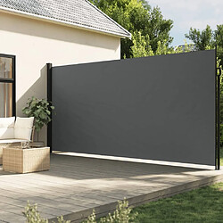 Maison Chic Auvent latéral rétractable | Store latéral | Brise-vue latéral anthracite 200x600 cm -GKD35651