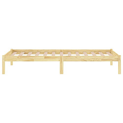 Acheter vidaXL Cadre de lit sans matelas bois massif