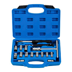 Helloshop26 Coffret de rectification et de nettoyage de siège d'injecteur auto voiture 17 pièces 14_0001089