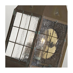 Avis Elstead Lighting Applique murale extérieur Hinkley Laiton massif,verre à graines transparent Laiton vieilli