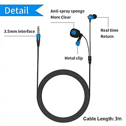 Avis Yonis Microphone Lavalier 3m