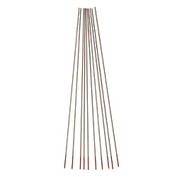 Avis Baguette rouge d'électrode de tungstène de 10Ps 150mm pour la soudure 1.0mm de soudure à l'arc de TIG