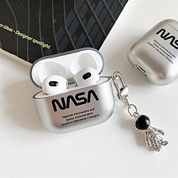 GUPBOO Airpods Coque Housse Étui Protecteur Compatible pour AirPods1/2-L'astronaute de la NASA galvanoplastie mat glaçage