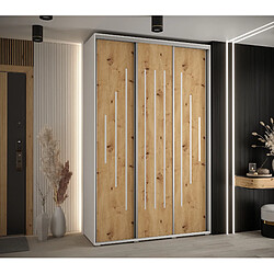 Abiks Meble Armoire Davos 12 À Portes Coulissantes 235,2/160/45 3 Portes