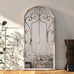 vidaXL Miroir Sable 100x45 cm Fer pour utilisation à l'intérieur