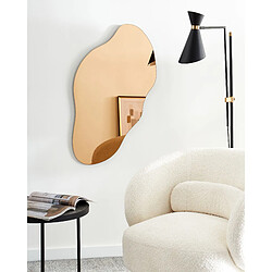 Beliani Miroir ASSIGNY 92 cm Marron