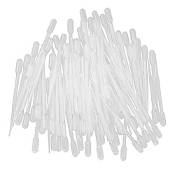 paquet de 100 pipette de transfert en plastique pipette de laboratoire set de pipettes 2ml