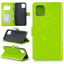 Wewoo Coque Étui en cuir à rabat pour porte-cartes et porte-cartes portefeuille et cadre photo iPhone 11 vert