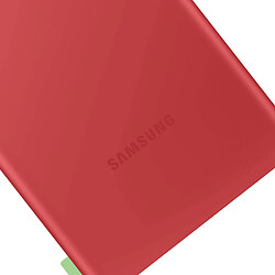 Acheter Cache Batterie Samsung Galaxy S22 Ultra Originale Samsung rouge avec lentille