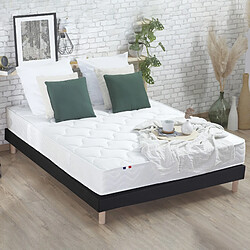 Idliterie Ensemble Matelas Ressorts 5 Zones ETOILE + Sommier - Made in France