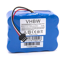 vhbw NiMH batterie 3000mAh (14.4V) pour robot aspirateur Home Cleaner robots domestiques Hoover RBC003, RBC006, RBC009, RBC011, RBC012