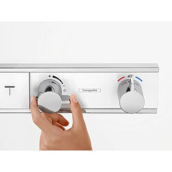 Hansgrohe - Module thermostatique RainSelect encastré avec 4 fonctions noir/chromé pas cher