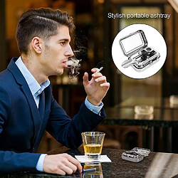 Universal Portable Ashtray Mini Travel Ashtray Metal Cigarette Pocket Square Ashtray Pocket Smoking Ash Tray