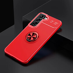 Coque en TPU anti-rayures avec béquille rouge pour votre Samsung Galaxy S22