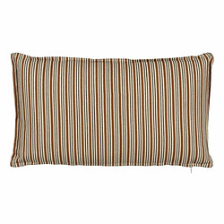 BigBuy Home Coussin Coton Marron Beige 50 x 30 cm