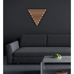 EPIKASA Décoration Murale en Métal Triangles 7 pas cher