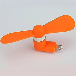 Mini Ventilateur de Téléphone Portable Mini Ventilateur de Téléphone Portable Android (orange)