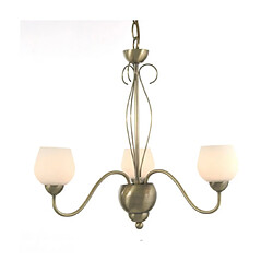 Luminaire Center Suspension Klara Laiton Antique