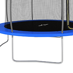 vidaXL Ensemble de trampoline rond 366x80 cm 150 kg pas cher