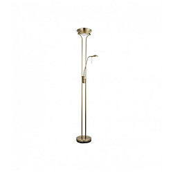 Endon Lampadaire Rome avec liseuse, laiton antique pas cher