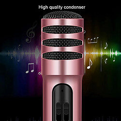 Avis Yonis Microphone Karaoke Portable Rose Haute Qualité