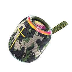 Yonis Enceinte Bluetooth Waterproof 10W Mini Outdoor IPX7 Autonomie 4-6H Camouflage