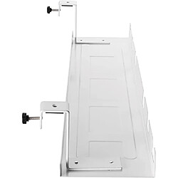 Acheter InLine® Gaine de câble/étagère pour Montage sous Table Blanc