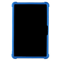 Coque en silicone airbags aux quatre coins avec béquille pliable bleu foncé pour votre Huawei MatePad Pro 12.6 (2021)