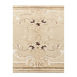 Vidal Tapis de couloir en laine 295x79 beige Darya pas cher