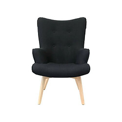 Acheter The Home Deco Factory Fauteuil de salon scandi Helsinki - Noir