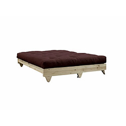 Avis Inside 75 Banquette convertible FRESH pin coloris brown couchage 140x200 cm.