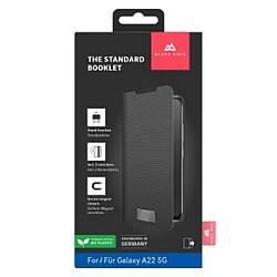 Black Rock Etui Portefeuille "The Standard" pour Samsung Galaxy A22 5G, Noir