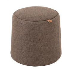 Inside 75 Pouf / Table d'appoint MILAM Bois Marron avec coffre de rangement