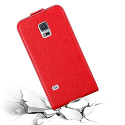 Cadorabo Coque Samsung Galaxy S5 MINI / S5 MINI DUOS Etui en Rouge pas cher