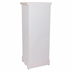 Caisson à Tiroirs Alexandra House Living Blanc Bois MDF 26 x 80 x 31 cm pas cher