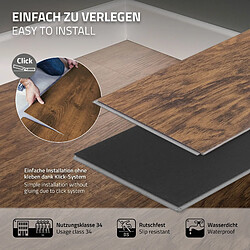 Acheter ML-Design Planches de vinyle pour revêtement de sol en vinyle PVC 7,7 m²/35 planches de bois d'acacia imperméables