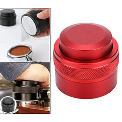 51mm Espresso Distributeur Café Poudre Presse Tamper Métal Réglable Rouge pas cher