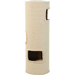 ZOLUX Arbre à chat baril revêtement sisal Oliver beige.