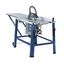 Scie circulaire sur table HS120 ø315mm + chariot 400V + 2 lames Scheppach 4901305902