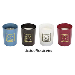 Avis The Home Deco Factory Coffret de 4 bougies senteur fleur de coton You are.