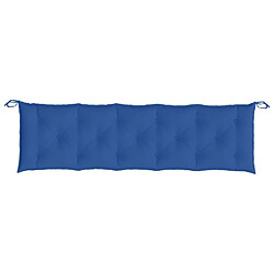 Acheter Maison Chic Coussin Confort | pouf | Coussin de banc de jardin bleu 180x50x7 cm tissu oxford -GKD26626