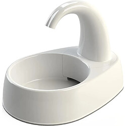 Fontaine a boire TRIXIE Curved Stream - Plastique - 2,5L - 25 × 24,5 × 35 cm - Blanc