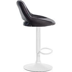 Acheter Non Tabouret de bar Milet simili cuir blanc