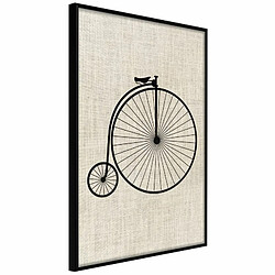 Paris Prix Affiche Murale Encadrée Penny-Farthing 20 x 30 cm Noir