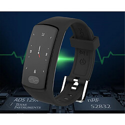 Avis YP Select 0.96 pouces Écran couleur Pression artérielle Moniteur de fréquence cardiaque Sport Bluetooth Montre-bracelet intelligente-NOIR